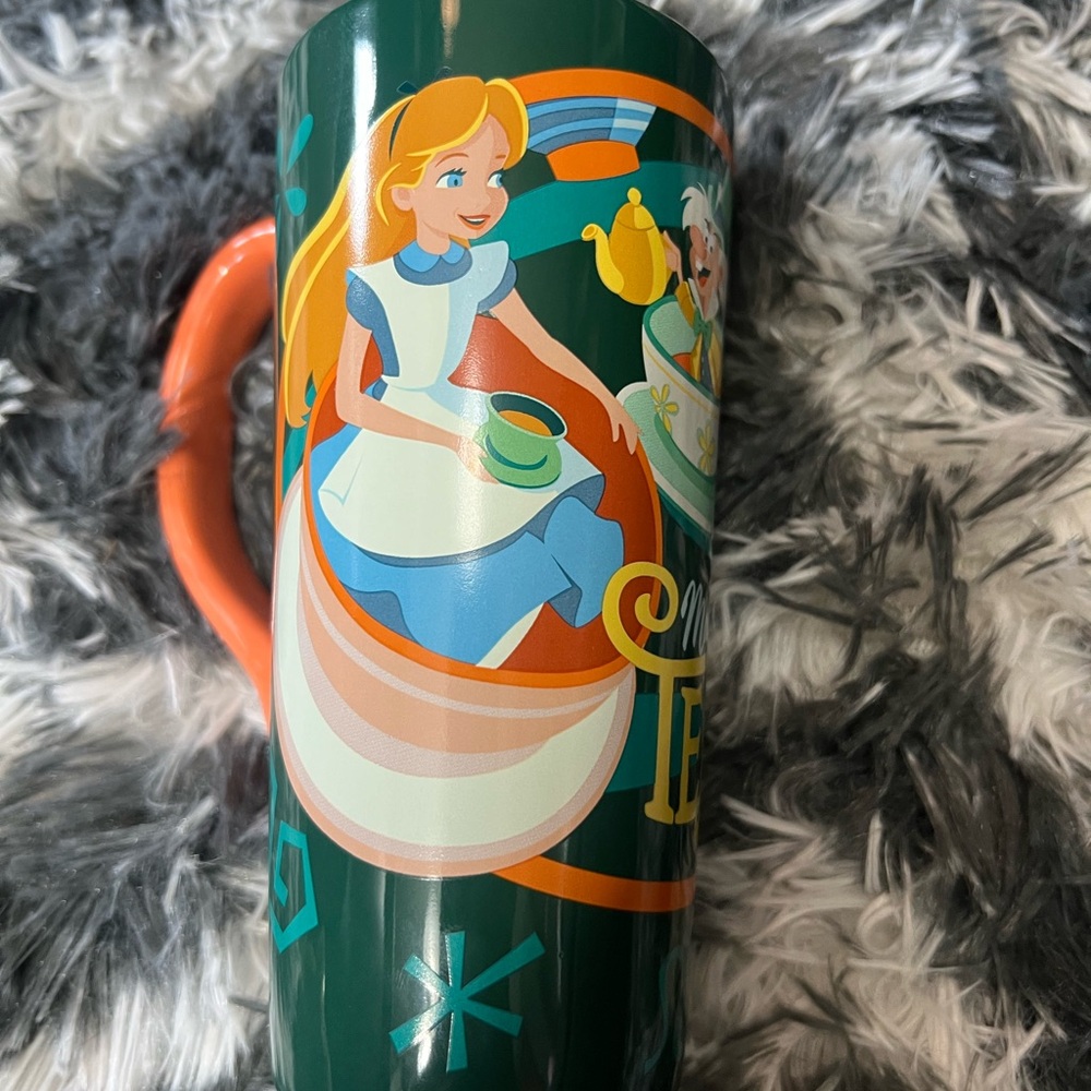 Disney Parks Alice in Wonderland Mad Teacups Latte Mug 12 oz. NWT - Picture 5 of 10